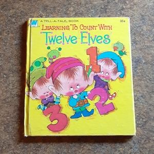 Vintage 1972 Tell-A-Tale Books "Learning To Count